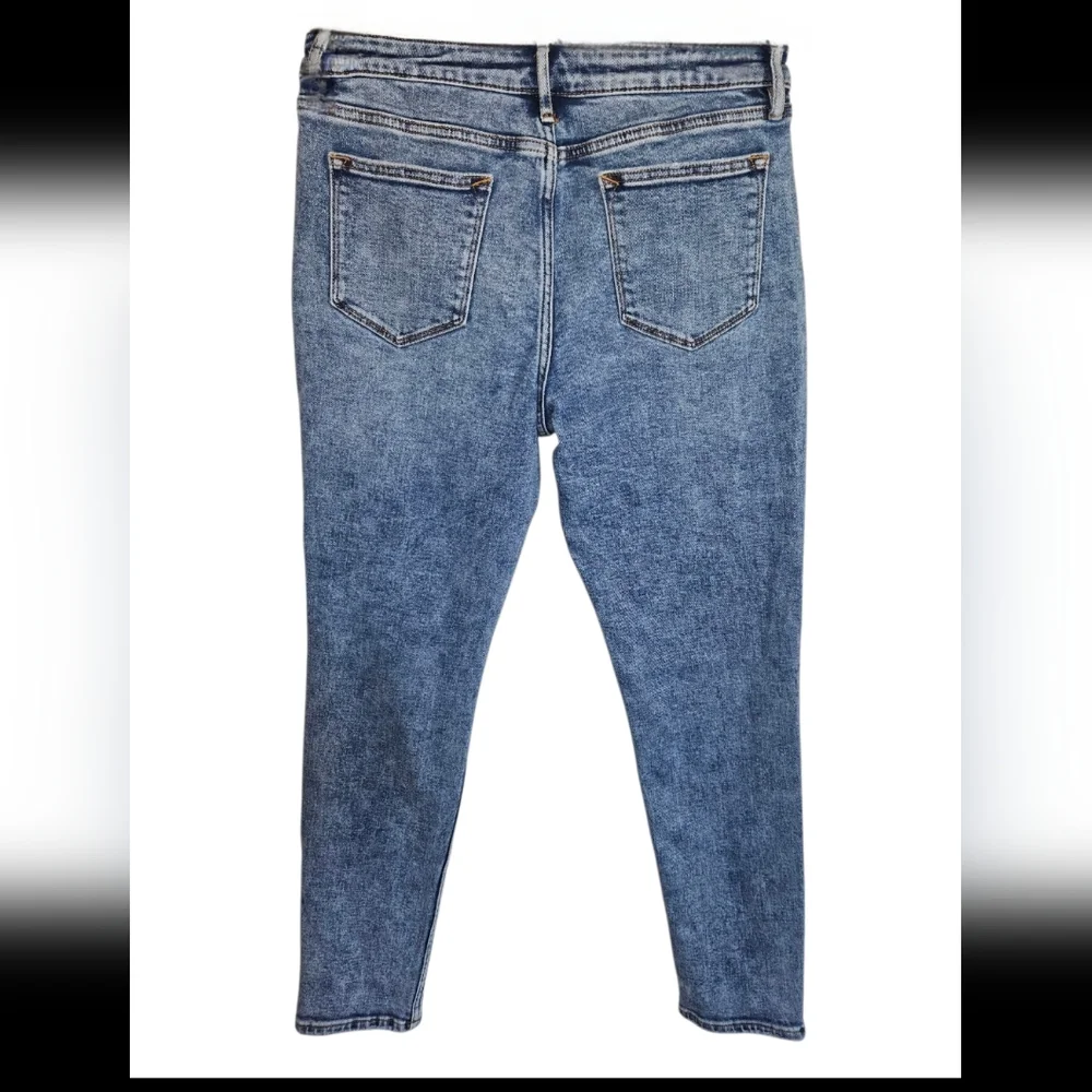 DRIFTWOOD Distressed Blue Skinny Jeans Size 29